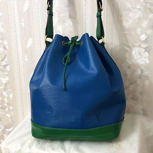 Louis Vuitton Noe MM Epi Leather Bucket bag Colorblock EUC